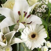 Florist Choice Hand-Tied in Acrylic vase