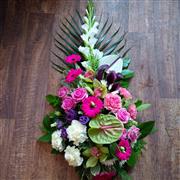Modern Single End Funeral Spray