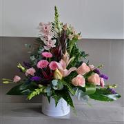 Large hat box arrangement 